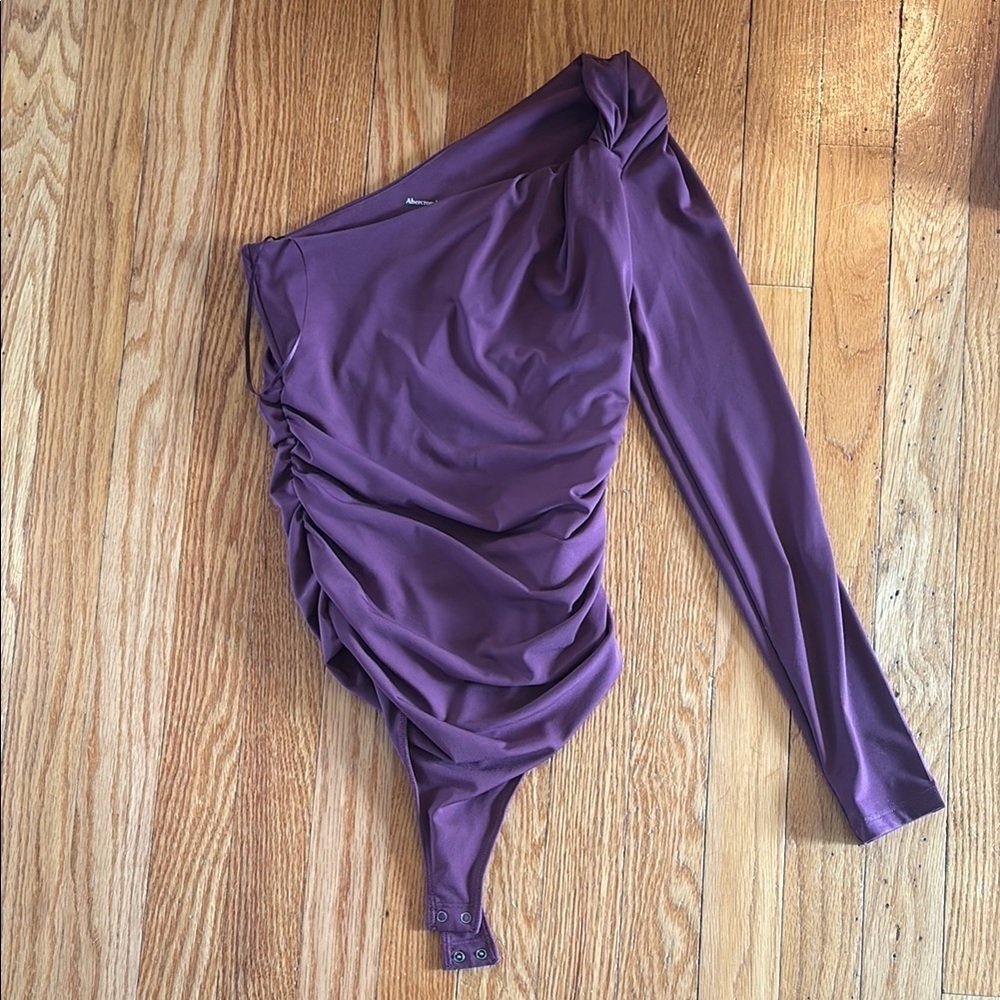 Abercrombie & Fitch Purple One-Shoulder Top